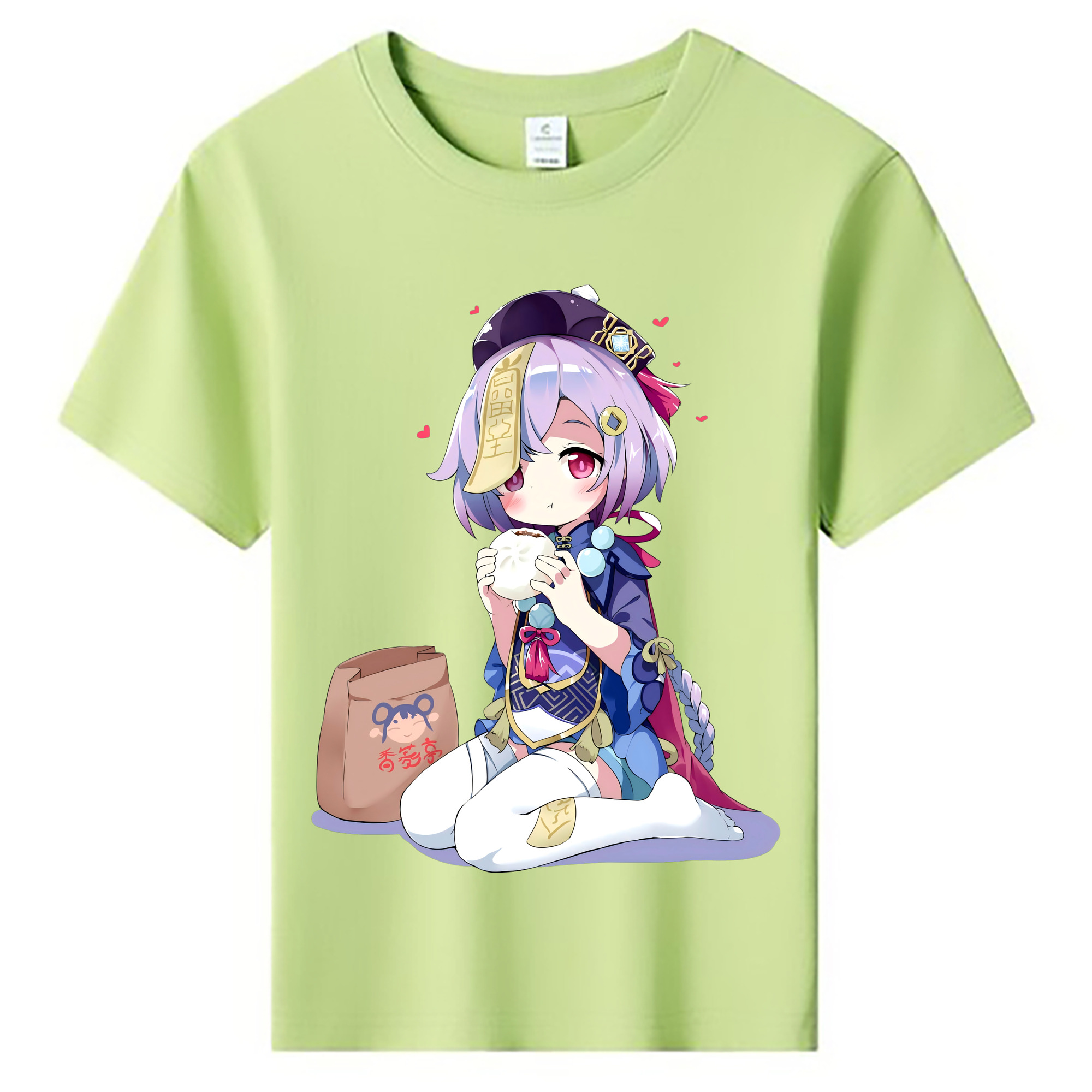 げんし神 七七 なな  genshin Nana 綿100％キッズTシャツ（フロントプリント）
